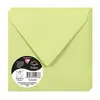 Image de Pack de 20 enveloppes Pollen 140 x 140 mm Vert Bourgeon