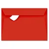 Image de Paquet de 20 enveloppes Pollen 114x162mm C6 Rouge Corail 120g
