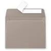 Image de Clairefontaine Enveloppe 120g 90x140 Gris Acier Pqt 20 Avec Bande De Protection