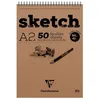 Image de Carnet De Croquis Sketch A2 90 G Sur MÂ² 50 Feuilles