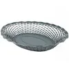Image de Corbeille à pain 30x24 cm en inox gris - Table Passion - Gris - Inox