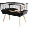 Image de Cage Neo Nigha Petit Rongeur L 77.5 X P 47.5 X H 64.5 Cm Noire
