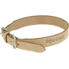 Image de Collier Pour Chien En Cuir Naturel Diego & Louna - Couleur : Naturel, Taille : 35 Cm, Longueur Totale : 50 Cm