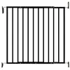 Image de Barrière de sécurité Enfant LEA NOIRE - Noir - 64 a 113cm - Acier - Barrière à portillon