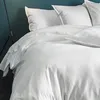 Image de Housse De Couette Unie En Satin De Coton, Grand Hotel