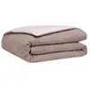 Image de Housse De Couette En Percale De Coton Beige 200 X 200 Cm