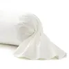 Image de Essix Taie De Traversin Unie En Satin De Coton Blanc 43x230