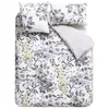 Image de Housse De Couette En Satin De Coton Multicolore 260x240cm