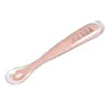 Image de Cuillère 1er âge silicone old pink