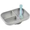 Image de Set Repas Silicone 2 PiÃ¨ces Comp - Grey