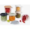 Image de Coffret de 6 portions verre 250 ml lot beige TU