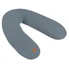 Image de Coussin D'allaitement Big Flopsy Fleur De Coton Gris Mineral