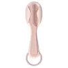 Image de BÃ©aba. Peigne + Brosse A Cheveux. BÃ©bÃ©/Enfant. Systeme De Rangement Du Peigne IntÃ©grÃ© Au Dos De La Brosse. Old Pink
