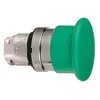 Image de TÃªte bouton poussoir coup de poing diamÃ¨tre 22 40mm garniture mÃ©tal vert