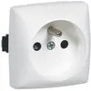 Image de Legrand Prise de Courant avec Terre LEGRAND pour Moulure Appareillage Saillie Blanc
