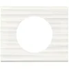 Image de Plaque de finition Legrand pour 1 prise CELIANE corian cannele