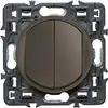Image de LEGRAND - Celiane double poussoir 6A graphite