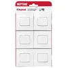 Image de Legrand Pack de 6 interrupteurs Neptune - va-et-vient - blanc LEGRAND