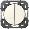 Image de Legrand DOUBLE POUSSOIR BLANC