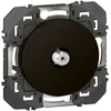 Image de PRISE TV SIMPLE F NOIR COMPO