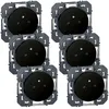 Image de Legrand Lot de 6 prises de courant 2P+T 16A à composer Dooxie Noir