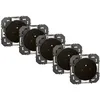 Image de Legrand Lot de 5 prises avec terre, à assembler Dooxie, LEGRAND, noir