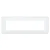 Image de Plaque de finition horizontale Mosaic blanche - 8 modules LEGRAND