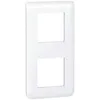 Image de Legrand PLAQUE 2X2M BLANC VERTICAL