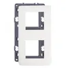 Image de Legrand Support et plaque double vertical Mosaic, LEGRAND, blanche