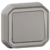 Image de Interrupteur ou va-et-vient 10AX 250V Plexo complet encastrÃ© gris (069811L)
