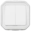 Image de Legrand Double interrupteur Legrand Plexo blanc en saillie
