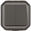 Image de Legrand LEGRAND Commande pour fonction double interrupteur ou va-et-vient - 10A - Anthracite