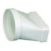 Image de RACCORD MIXTE DROIT POUR CONDUIT RECTANGULAIRE PVC RIGIDE DIAMETRE 125 MM ATLANTIC
