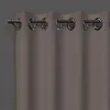 Image de Soleil D'ocre Rideau À Oeillets 135x180 Cm Occultant Moka, Par Soleil D'ocre