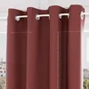 Image de Voile Oeillets Jacquard 135x250 Cm Velvet Terracotta, Par Soleil D'ocre