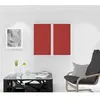 Image de Paire de brise bise 45x90 cm DOLLY rouge