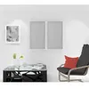Image de Paire de brise bise 45x90 cm DOLLY gris clair par Soleil d'Ocre