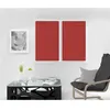 Image de Paire de brise bise 60x120 cm DOLLY rouge