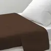 Image de Drap Plat Uni 180x290 Cm Zzz Chocolat