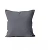 Image de Housse de coussin 40x40 cm ALIX gris par Soleil d'ocre