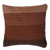 Image de Soleil D'ocre Coussin En Coton 45x45 Cm Macrame Brique, Par Soleil D'ocre