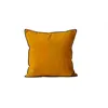 Image de Coussin en microfibre lavée 40x40 cm BOHEME moutarde, par Soleil d'Ocre
