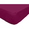 Image de Drap housse 90x200 CASSIS 100% Coton Bonnets 25cm