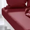 Image de Atmosphère - 244114 - drap housse uni - 140 x 190 cm - atmo rouge