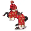 Image de Medieval Et Fantastiques Cheval Du Prince Philippe Rouge