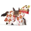 Image de Medieval Et Fantastiques Cheval Blanc Fleur De Lys