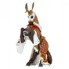 Image de Figurine cheval du maître des armes cimier cerf rouge papo