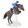 Image de Figurine Papo Cheval de saut d'obstacle et sa cavalière