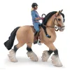 Image de papo Chevaux, Poulains Et Poneys Tinker Et Sa Jeune Cavalière