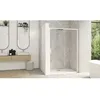 Image de Paroi de douche coulissante KINEDO SMART DESIGN PA9215BTNE 137Â¿150 cm blanc verre transparent